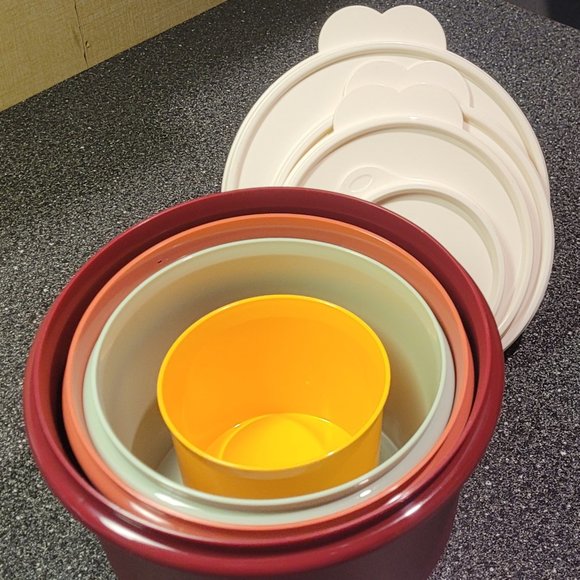 Tupperware Stacking Canister Set - Picture 2 of 2